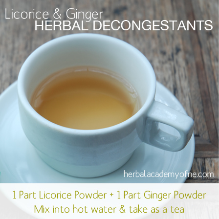 herbal decongestants