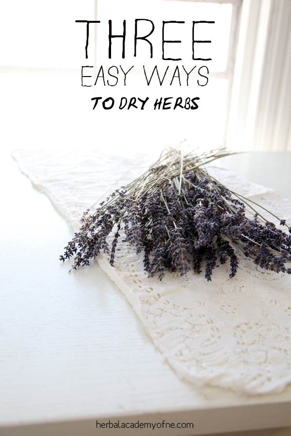 3 Easy Ways To Dry Herbs – Herbal Academy