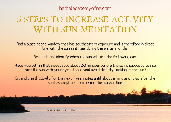 sun meditation steps