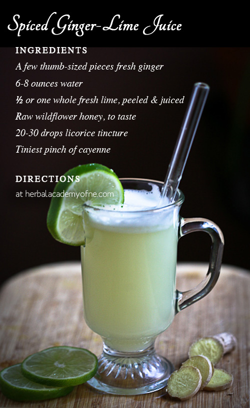 Spiced Ginger-Lime Juice