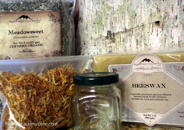 materials for making homemade salve