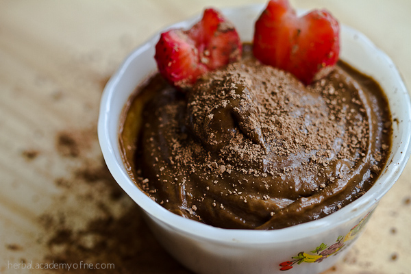 Healthy Chocolate Pudding - Raw Vegan Chocolate Pudding by Herbal Academy of New England