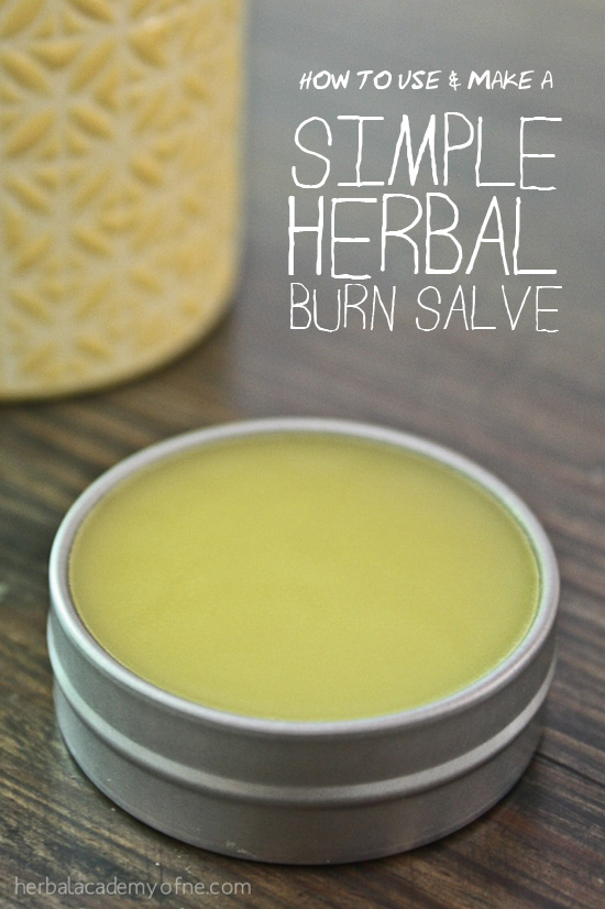 How to use and make a Herbal Burn Salve - Herbal Academy of New England