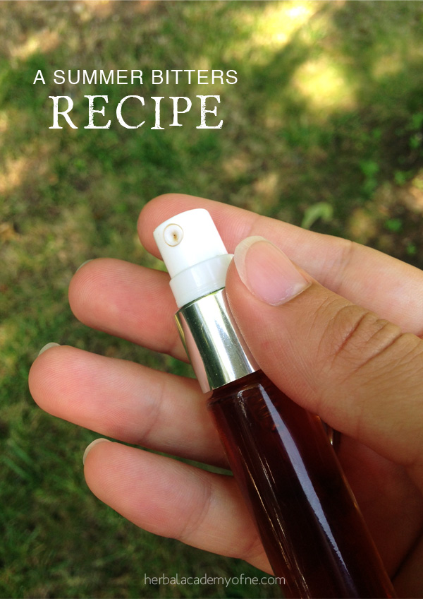 A Summers Bitters Recipe - herbal spray
