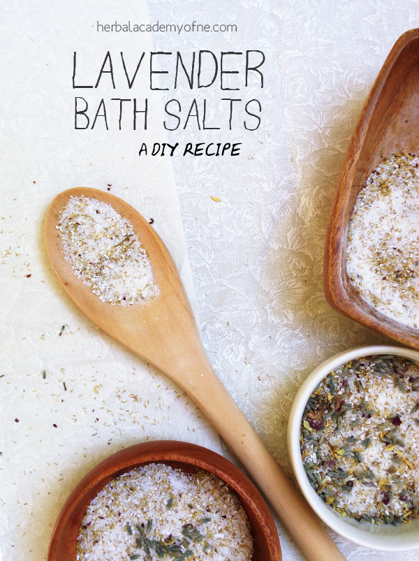 Lavender Bath Salts - A DIY recipe