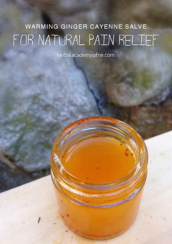 Warming Ginger Cayenne Salve for Natural Pain Relief