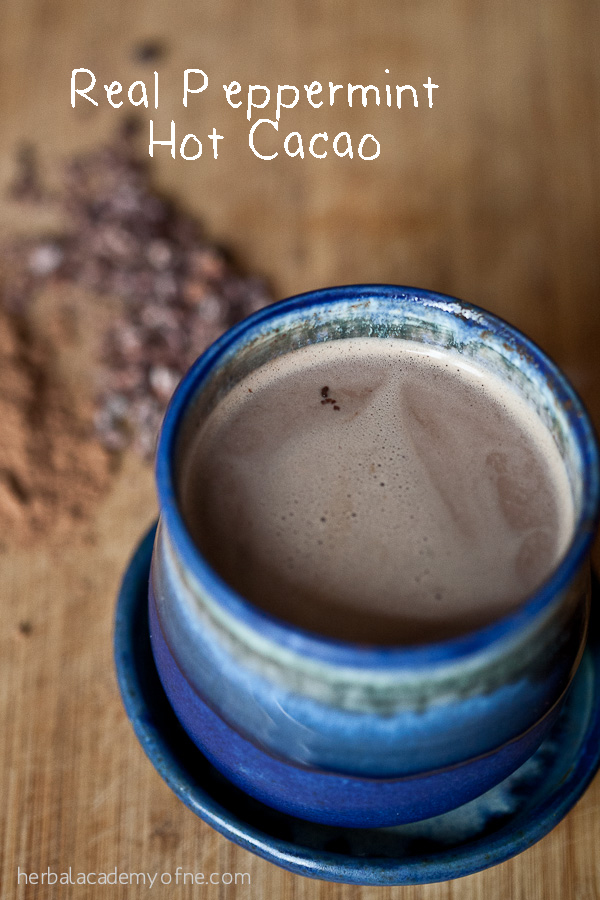 Real Peppermint Hot Cacao