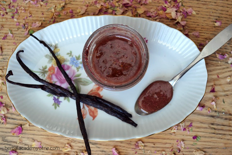 Love Your Herbal Aphrodisiacs - a rich, pleasureful, and decadent Raspberry Hibiscus Mousse recipe that will have you swooning!