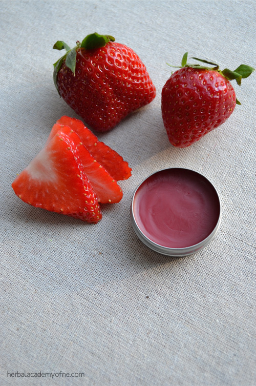 Flavored Homemade Lip Balm using all natural ingredients