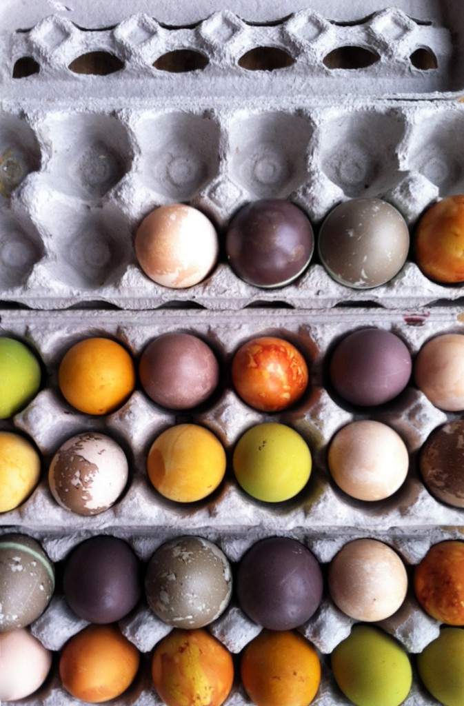 DIY Easter Egg Coloring with Natural Dyes
