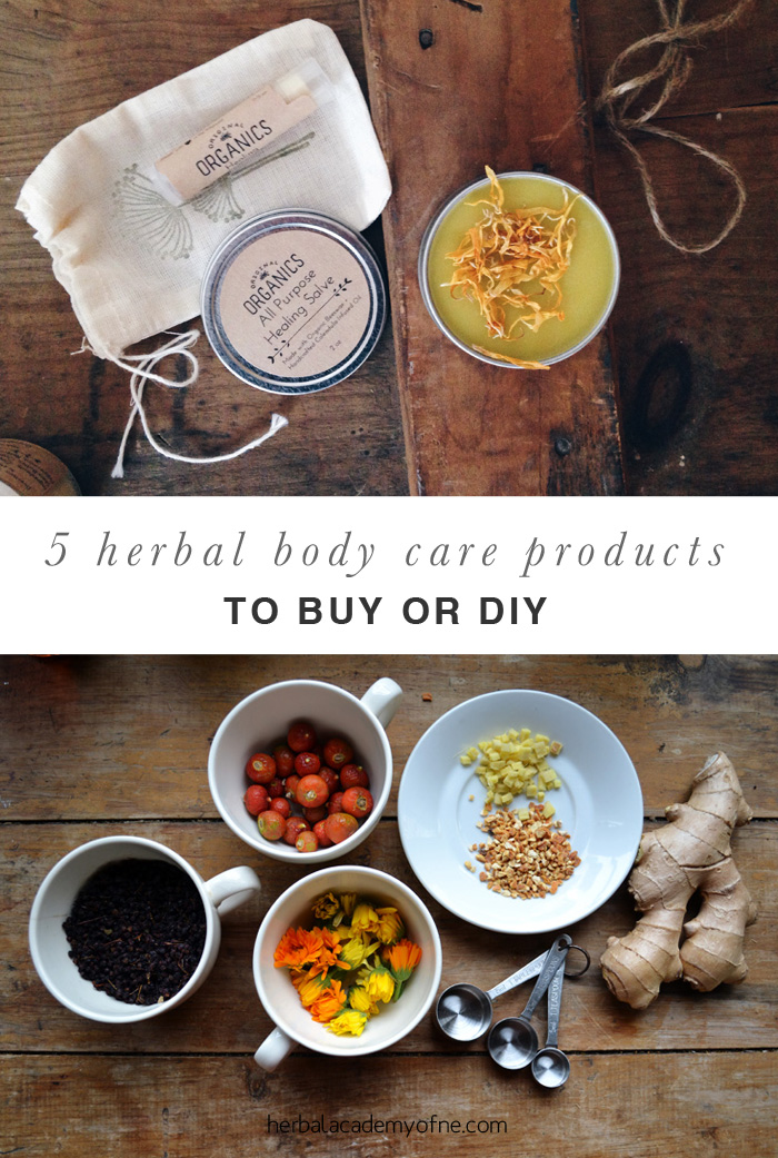 5 Herbal Body Care Products to Buy or DIY