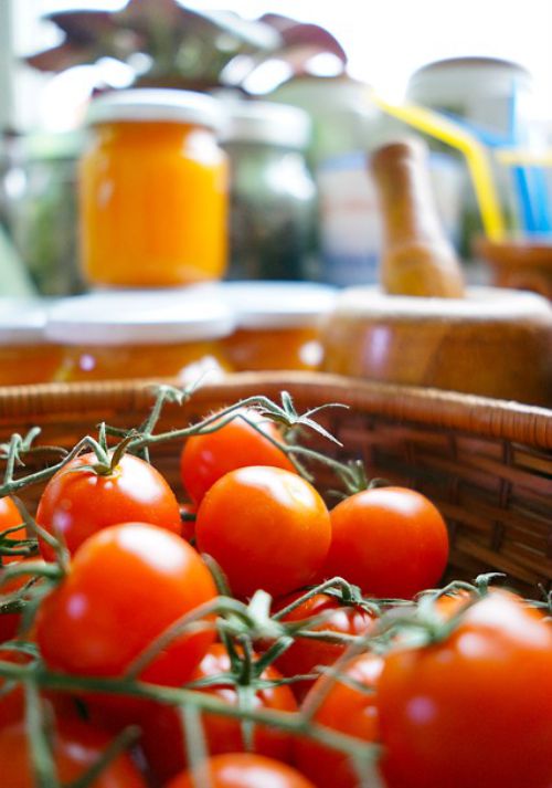 Farm Stand Minestrone With Pesto Crostini: Veggies for soup