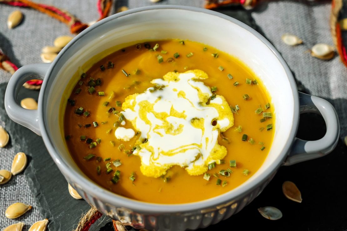 Homemade Pumpkin Soup Recipe | Herbal Academy | Healthy, vegetarian homemade pumpkin soup recipe created by the director at the Herbal Academy of New England, Marlene Adelmann.