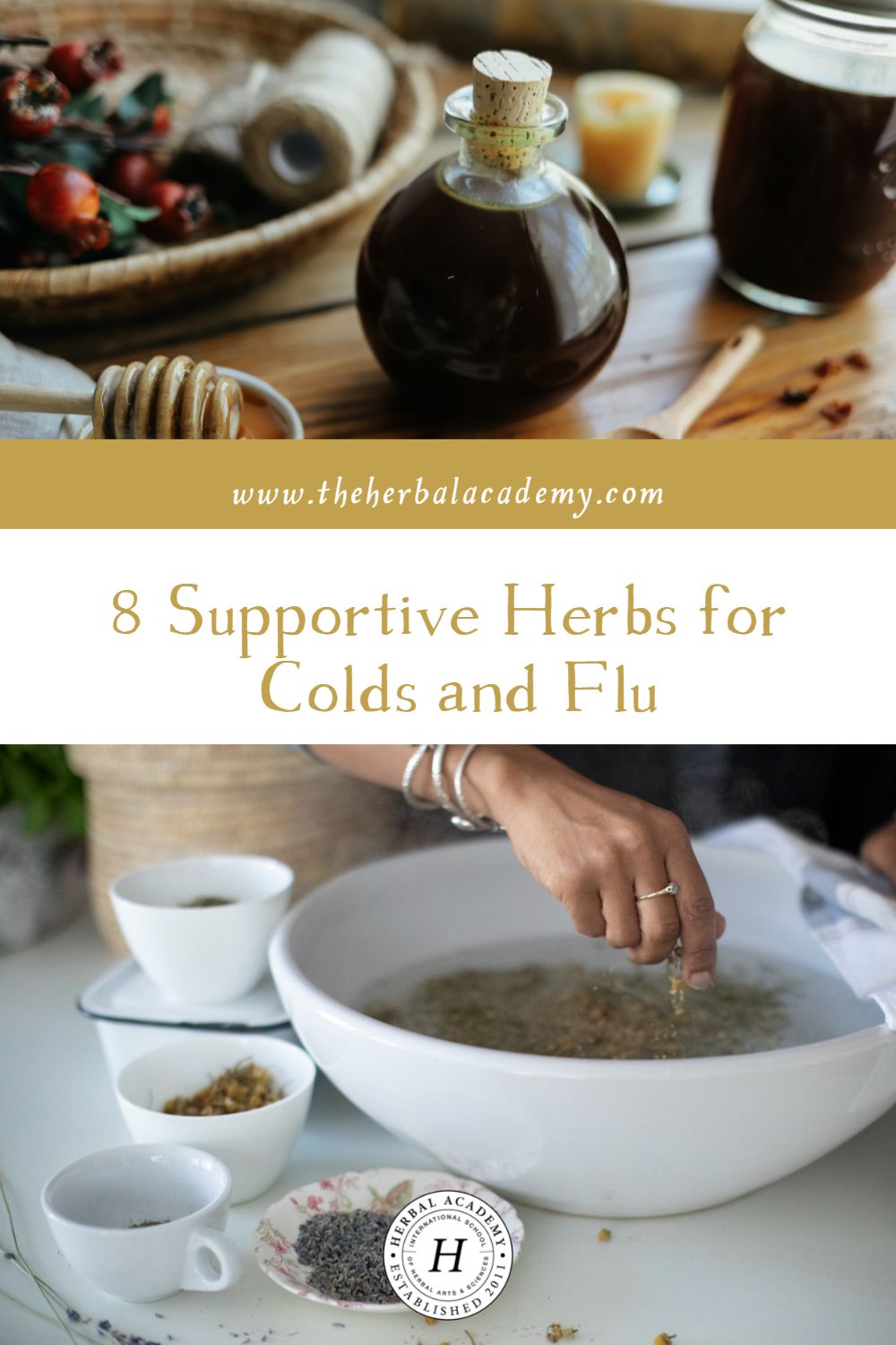 8 Supportive Herbs for Colds and Flu | Herbal Academy | Sick? Now, what? 8 SIMPLE supportive herbs for colds and flu. Stock up on these supermarket ingredients and kick the cold and flu goodbye.