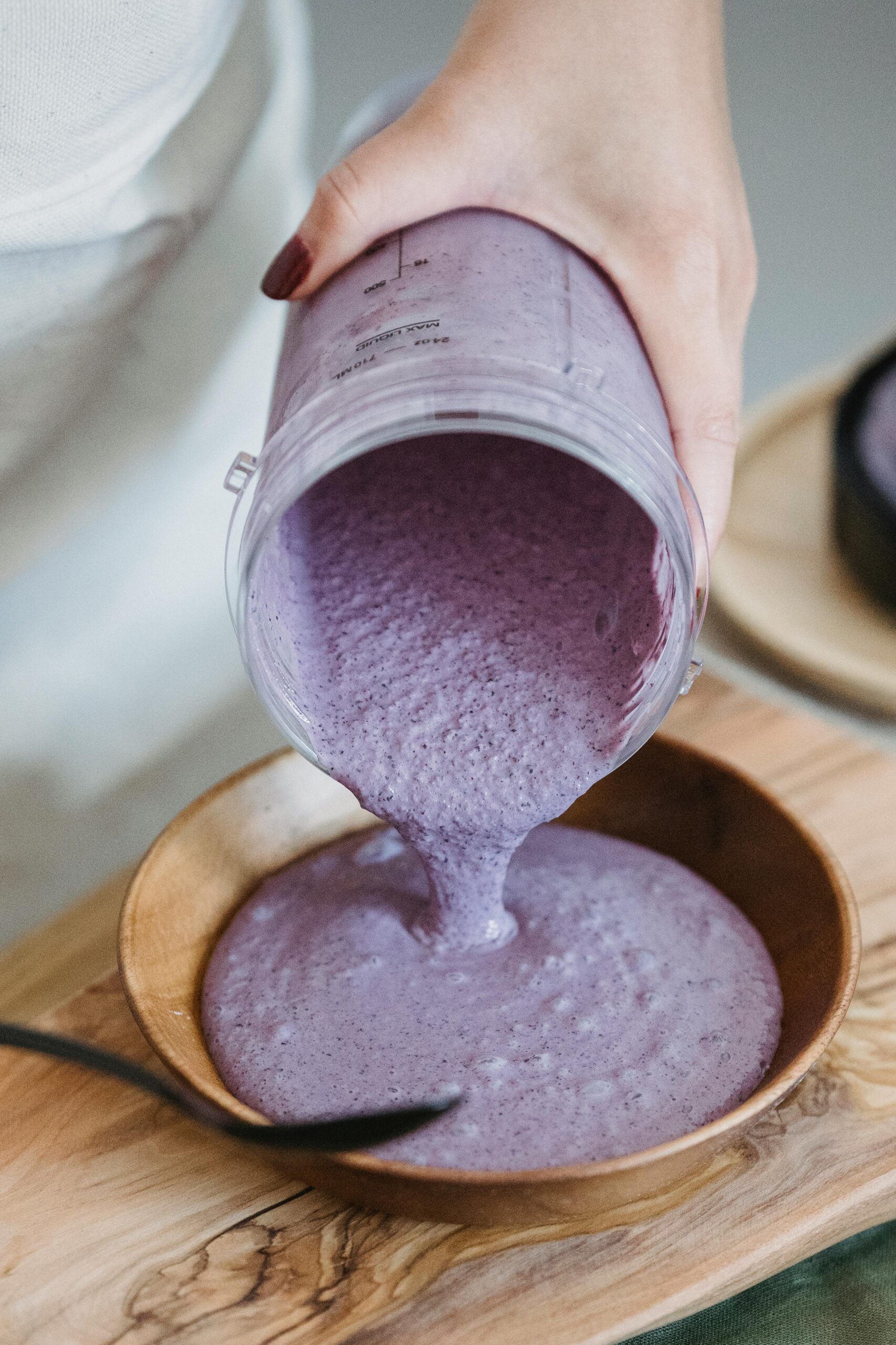 blueberry flaxseed smoothie by Herbal Academy