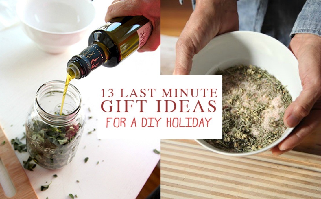 Last Minute Gift Ideas to Make at Home - Using Herbs!