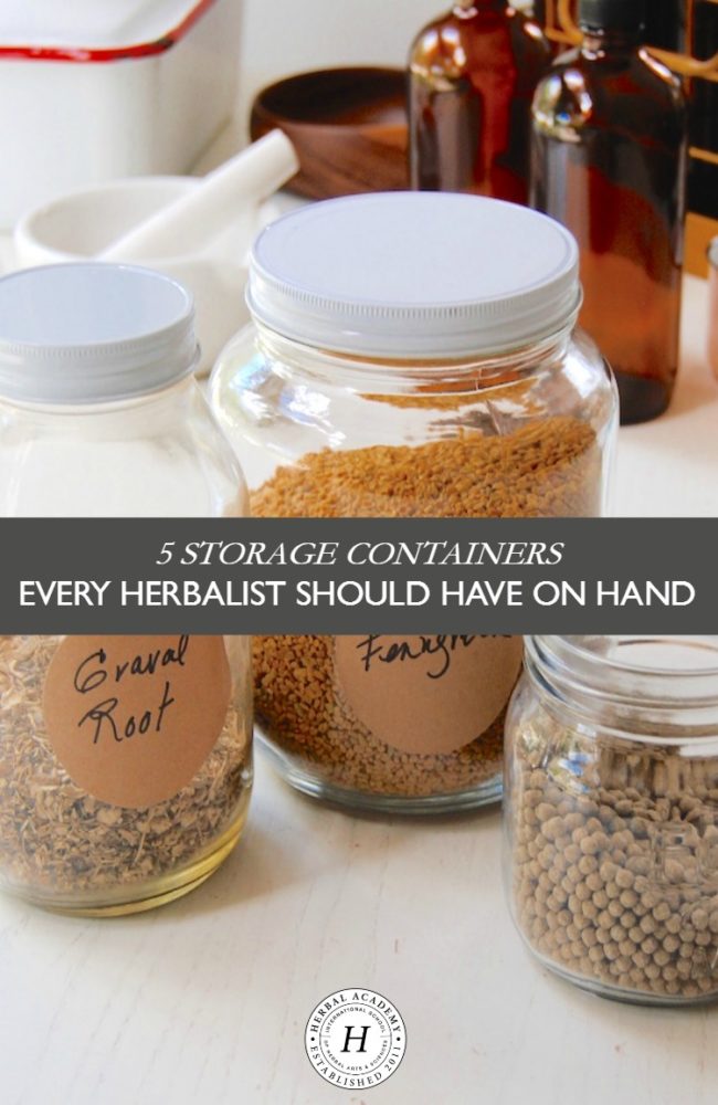 5 Storage Containers Every Herbalist Should Have On Hand