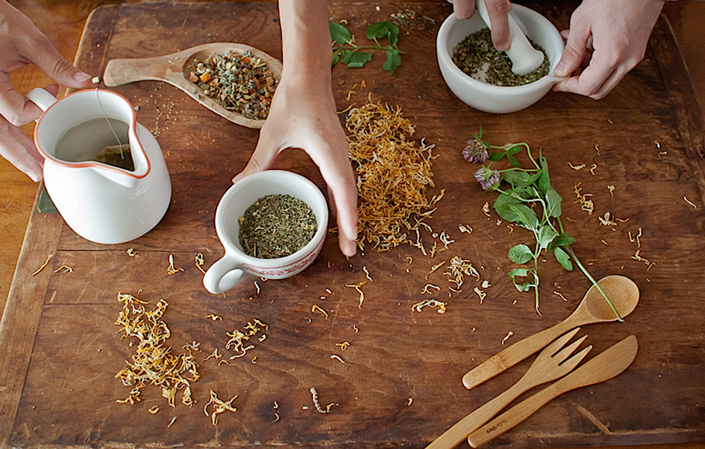 Intermediate Herbal Course by Herbal Academy - herbal hands at work