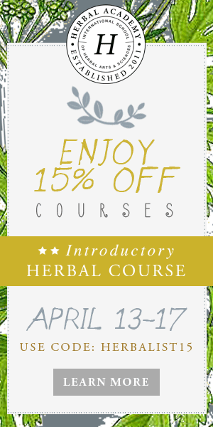 15% off Herbalism Classes Online