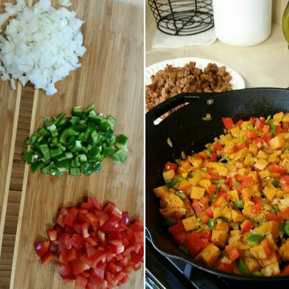 Spicy Chorizo And Sweet Potato Hash With Eggs | Herbal Academy | A healthy breakfast is important if you want to have energy and productivity for your day. Try this healthy, protein-packed recipe to start your day!