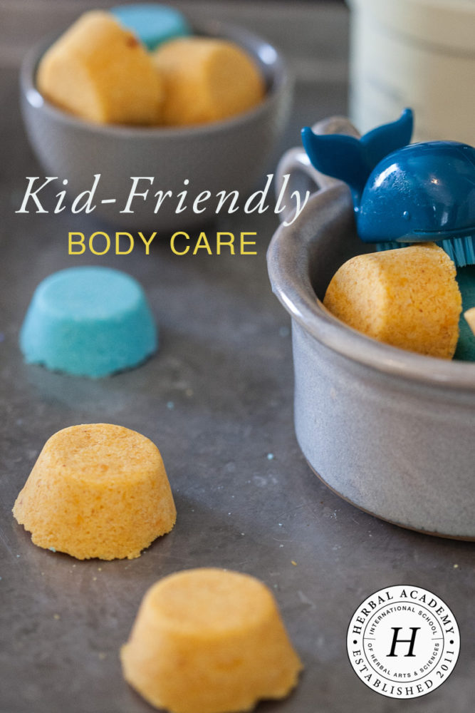 Kid-Friendly Body Care (Family Herbal Summer Series: Part 5) | Herbal Academy | Join us for some good, squeaky clean fun making kid-friendly body care!