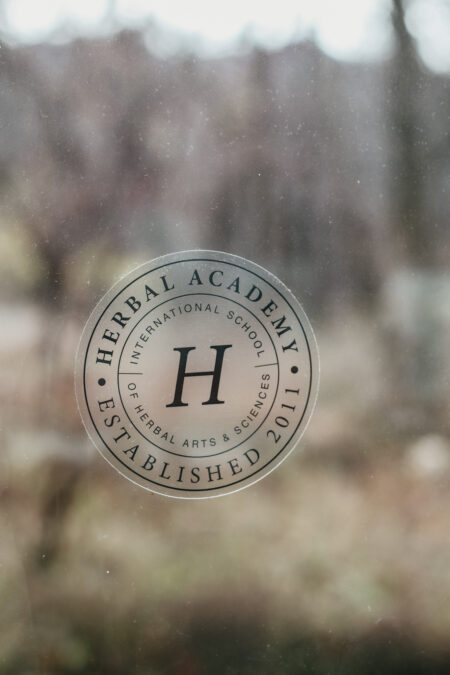 Clear Herbal Academy Crest Decal for cars and windows-1