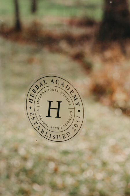 Clear Herbal Academy Crest Decal for cars and windows-3