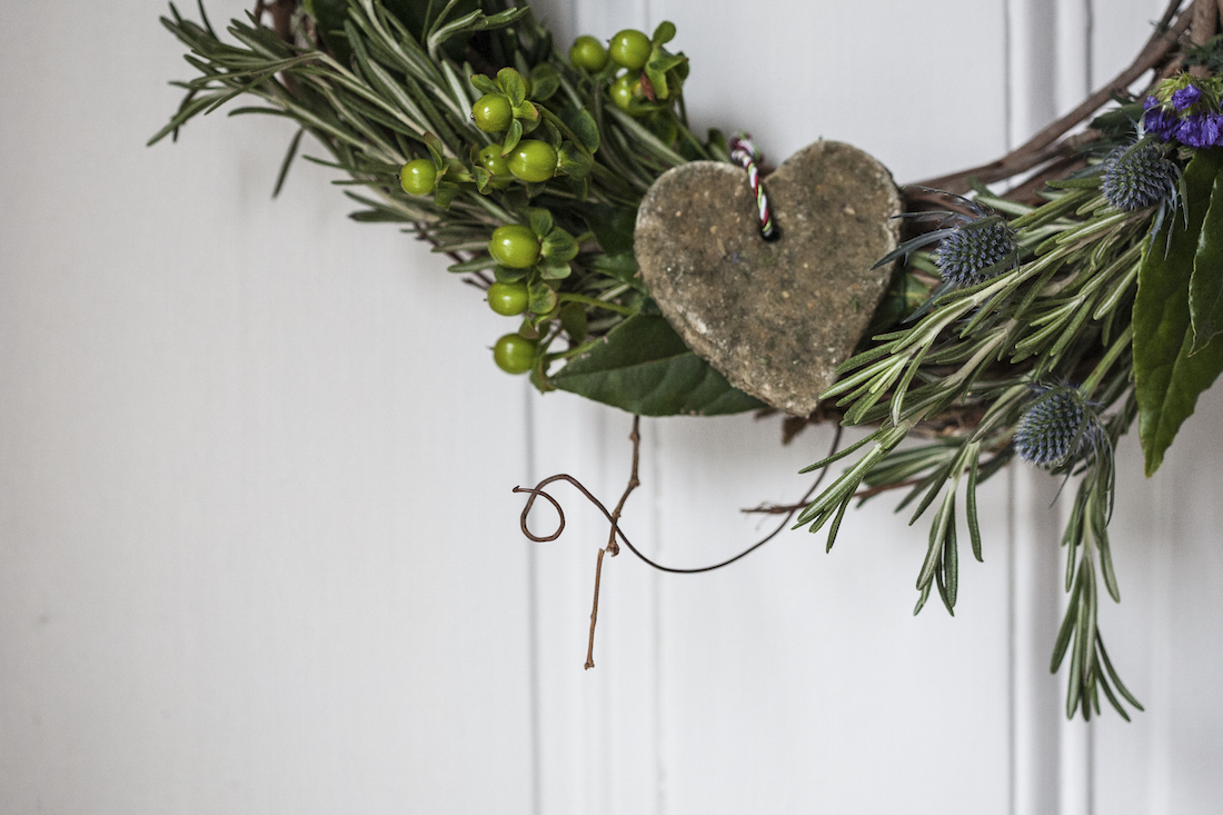 How to Make Your Own Fresh Rosemary Wreath | The Herbal Academy | Learn to make your own DIY fresh rosemary wreath for the holidays!