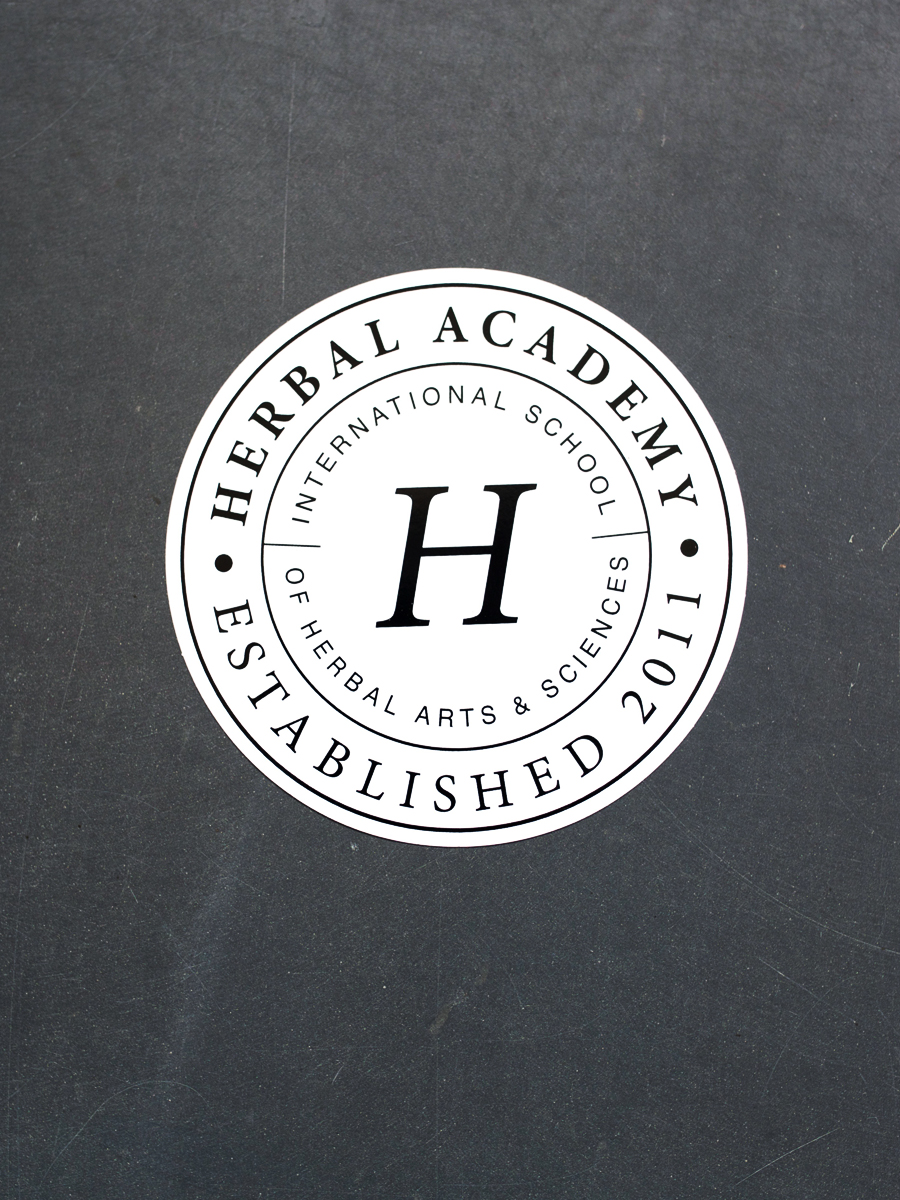 5” Herbal Academy Crest Sticker