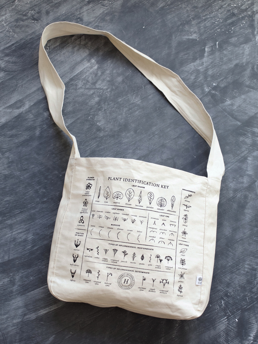 Plant Identification Foraging Crossover Tote by Herbal Academy