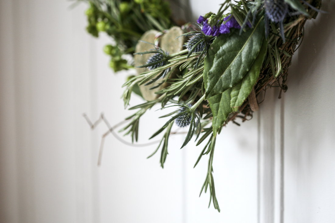 How to Make Your Own Fresh Rosemary Wreath | The Herbal Academy | Learn to make your own DIY fresh rosemary wreath for the holidays!