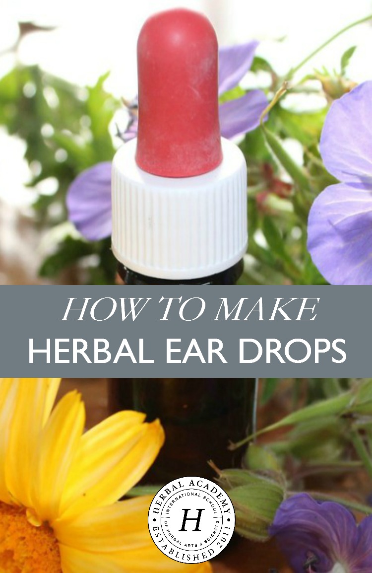 How to Make Herbal Ear Drops | Herbal Academy | Do earaches ever sneak up on you without warning? Learn how to make herbal ear drops in your own kitchen to have on hand for soothing those ear infections!