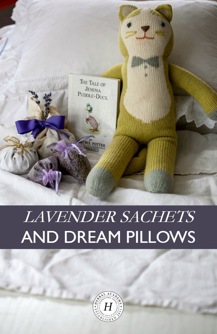 Lavender Sachets and Dream Pillows | Herbal Academy | Discover how to craft your own lavender sachets and dream pillows, and share the pleasure of lavender with others this holiday season!