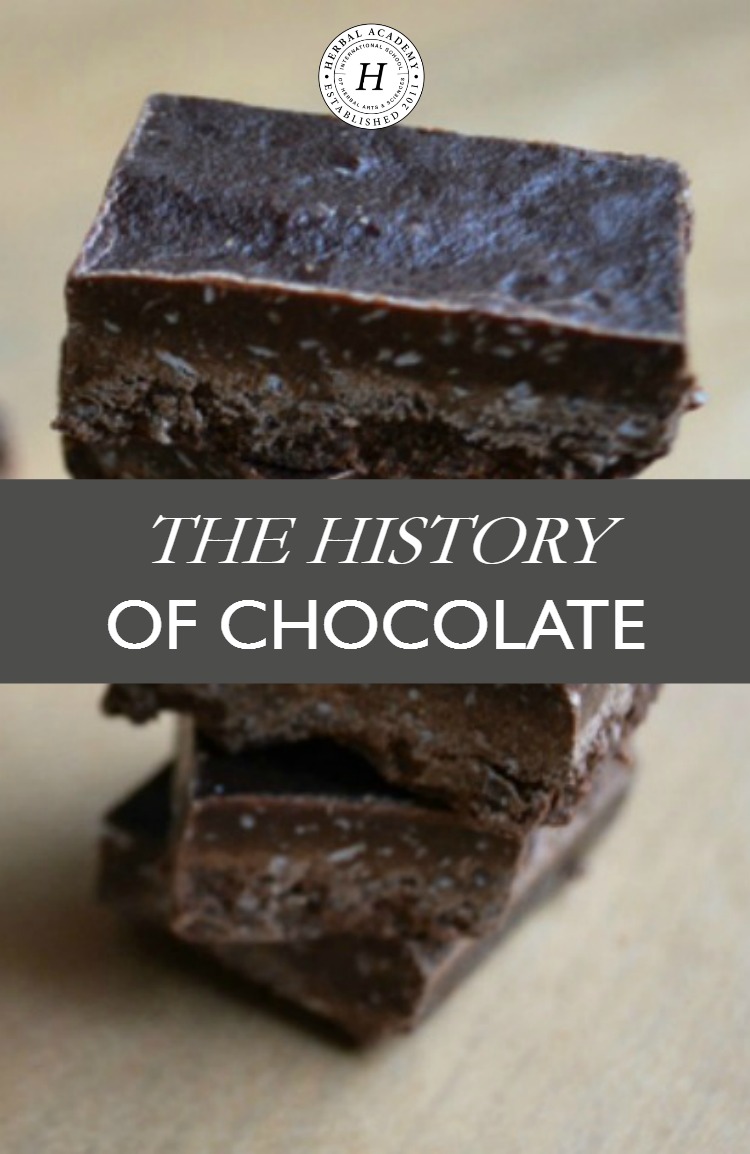 The History of Chocolate - Food of the Gods | Herbal Academy | Chocolate is a delightful, delicious, and delectable treat! Learn about the history of chocolate including its health benefits and which kind to look for!