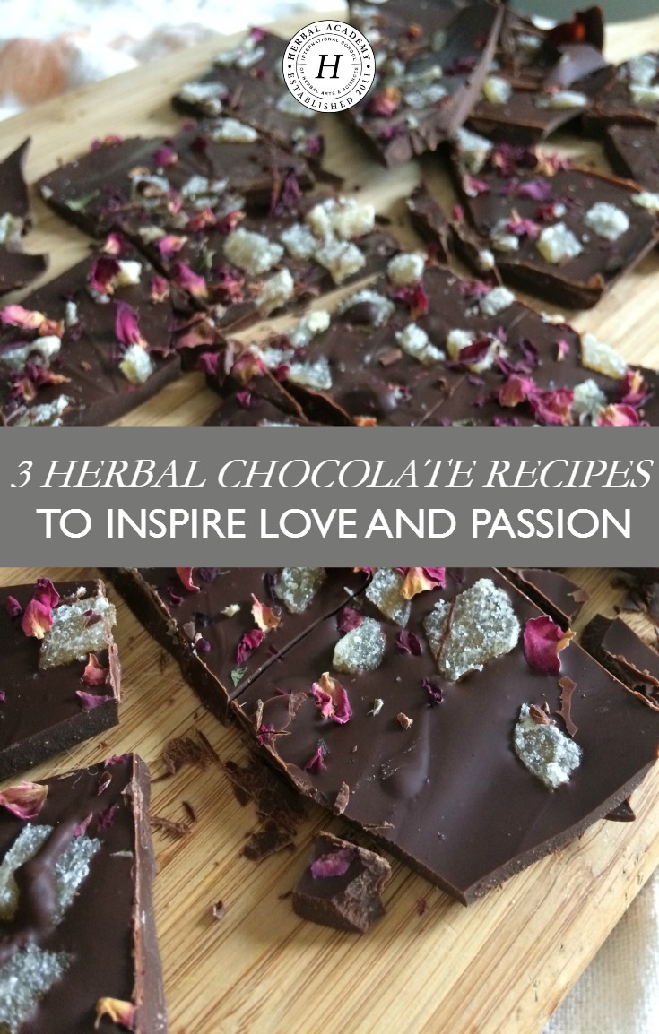 3 Herbal Chocolate Recipes To Inspire Love and Passion | Herbal Academy | Want to inspire love and passion this Valentine's Day? Try your hand at creating these herbal chocolate recipes that your sweetheart is sure to love!