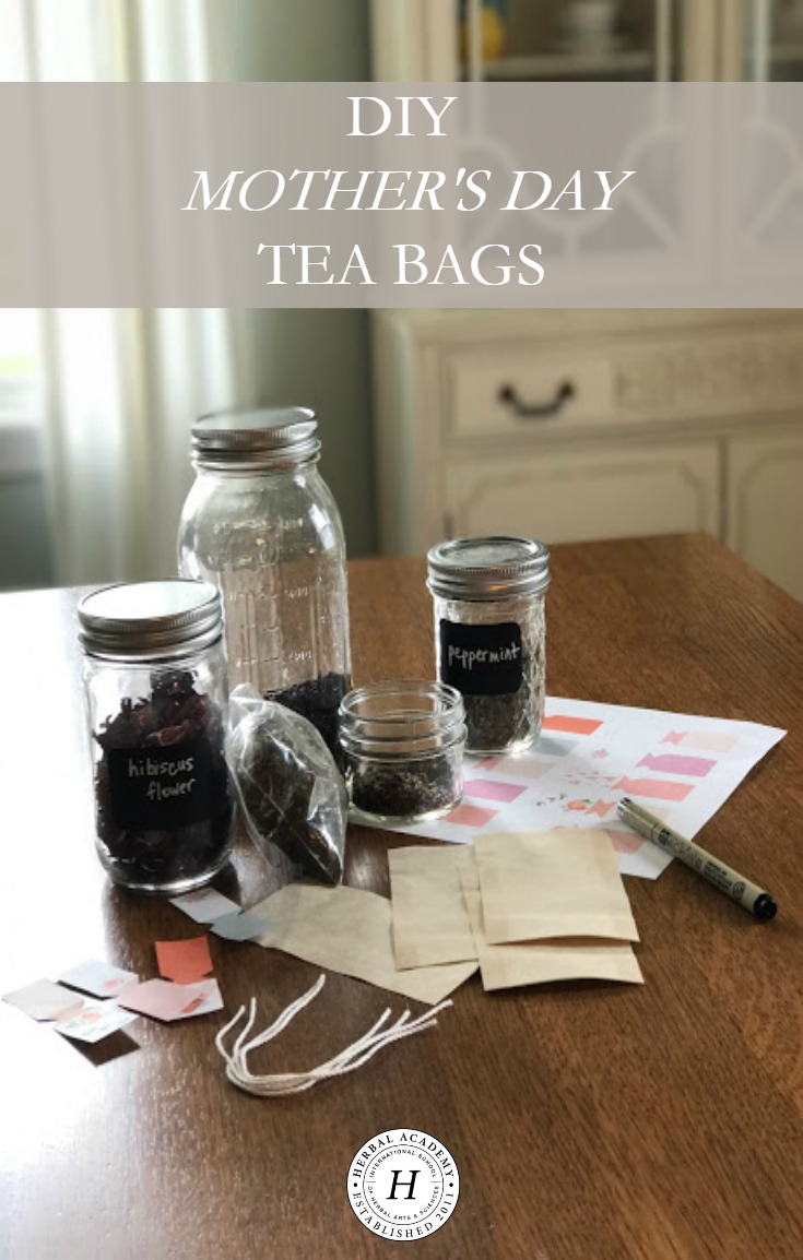 DIY Mother's Day Tea Bags | Herbal Academy | These DIY Mother's Day tea bags are perfect to show mom some love and appreciation. 