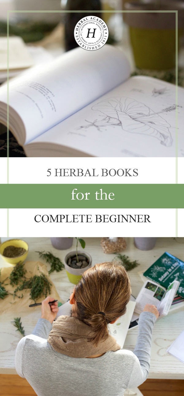  5 Herbal Books for the Complete Beginner | Herbal Academy | Are you new to herbs and looking for a way to learn at a beginner level? Here are 5 great herbal books for beginners to get you started!