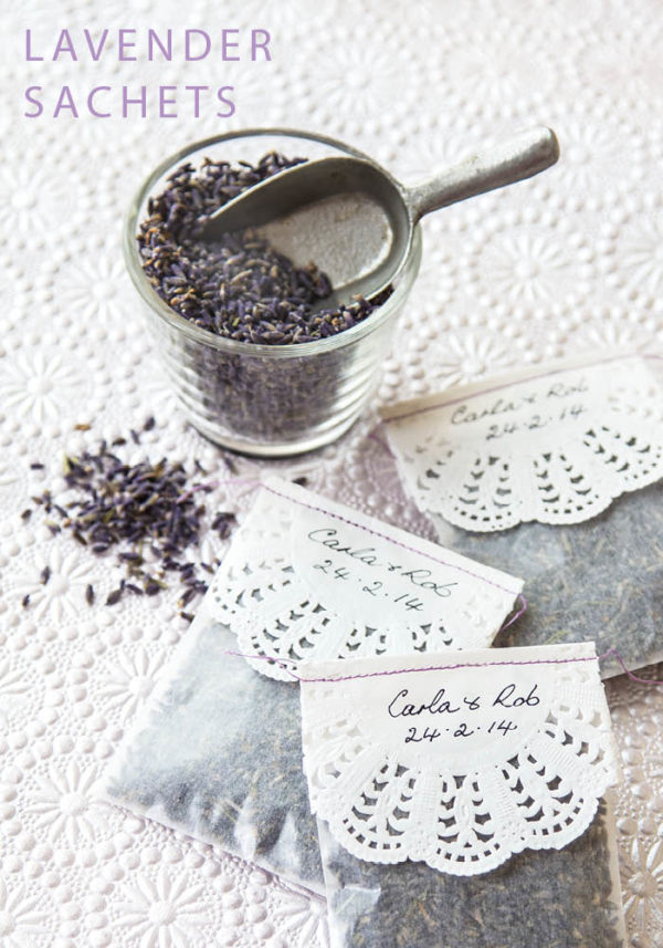 Lavender Sachet Wedding Favors