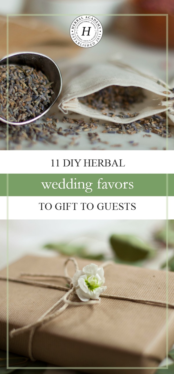 11 DIY Herbal Wedding Favors To Gift To Guests | Herbal Academy | Looking for the perfect favors for your wedding? Try your hand at one of these DIY herbal wedding favors for your guests.