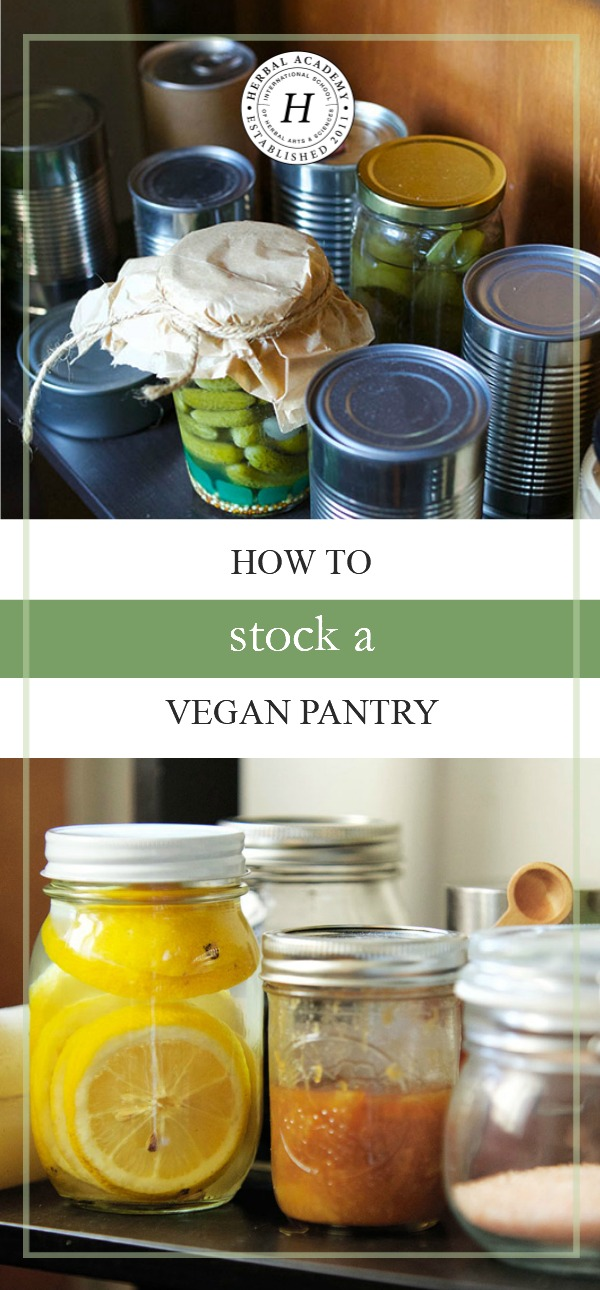 How To Stock a Vegan Pantry | Herbal Academy | Are you just beginning a plant-based journey towards a vegan diet? Here's a basic list of foods to help you stock a vegan pantry!