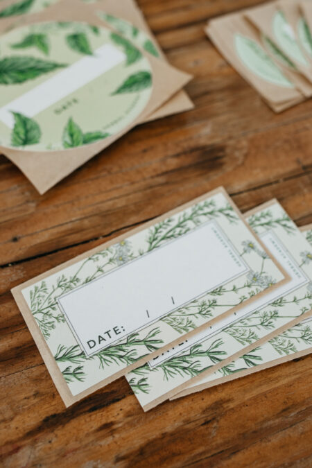 Set of 72 Apothecary Labels for Herbs, Bottles, and Jars