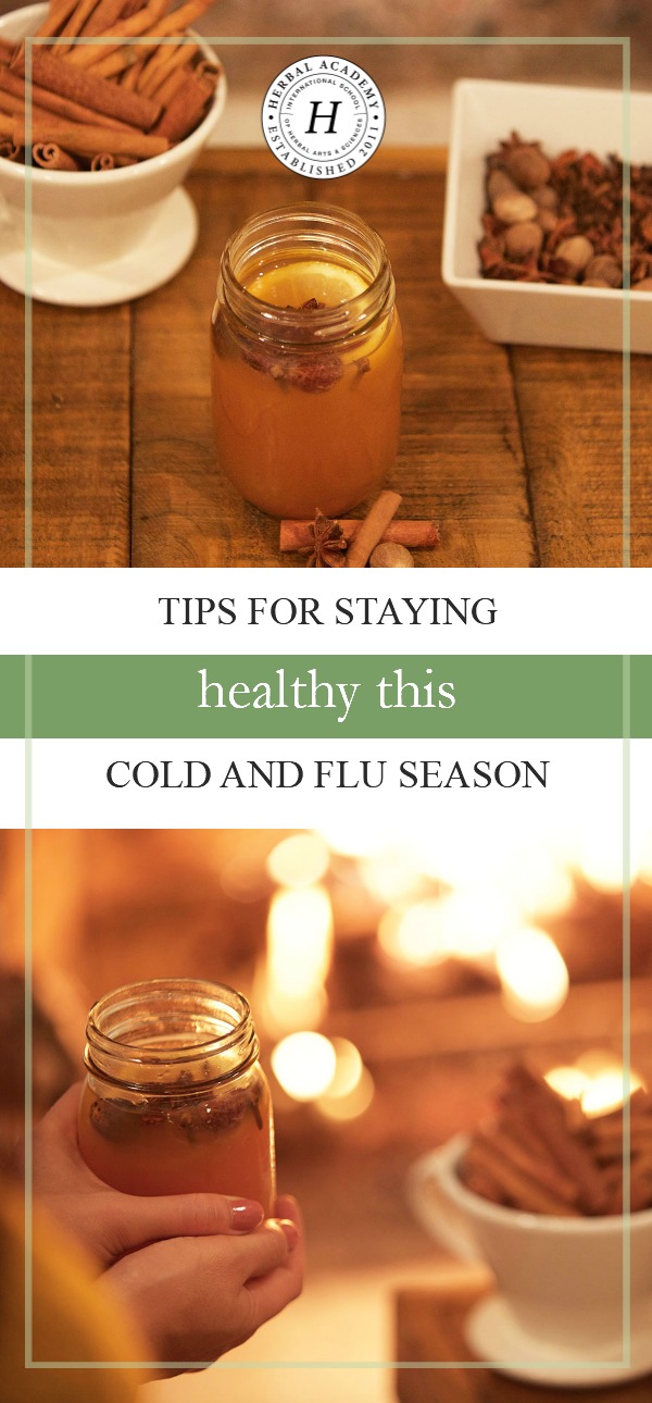 Tips For Staying Healthy This Cold And Flu Season | Herbal Academy | Have you thought about what you will do to support your body's health this winter? Here are some tips for staying healthy this cold and flu season!
