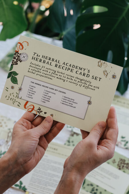 Herbal Recipe Card Set by Herbal Academy – start learning herbs easily