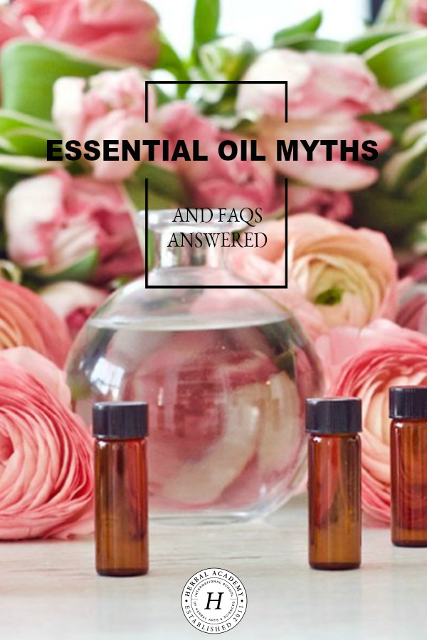 Essential Oil Myths And FAQs Answered | Herbal Academy | Separate fact from fiction when an aromatherapist addresses common essential oil myths and faqs in this post.