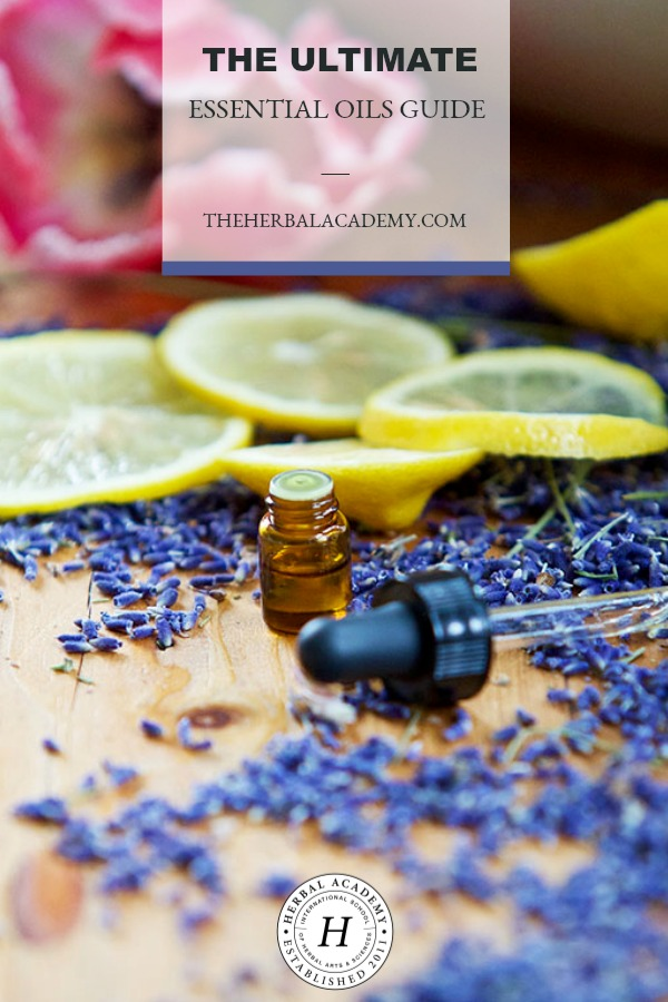 The Ultimate Essential Oils Guide | Herbal Academy | We have designed this Ultimate Essential Oils Guide to help you navigate through some of the very important topics and issues in aromatherapy that we've written about on the Herbal Academy blog. Our goal is to continually update this post with new articles and information so it can be a valuable resource for you.