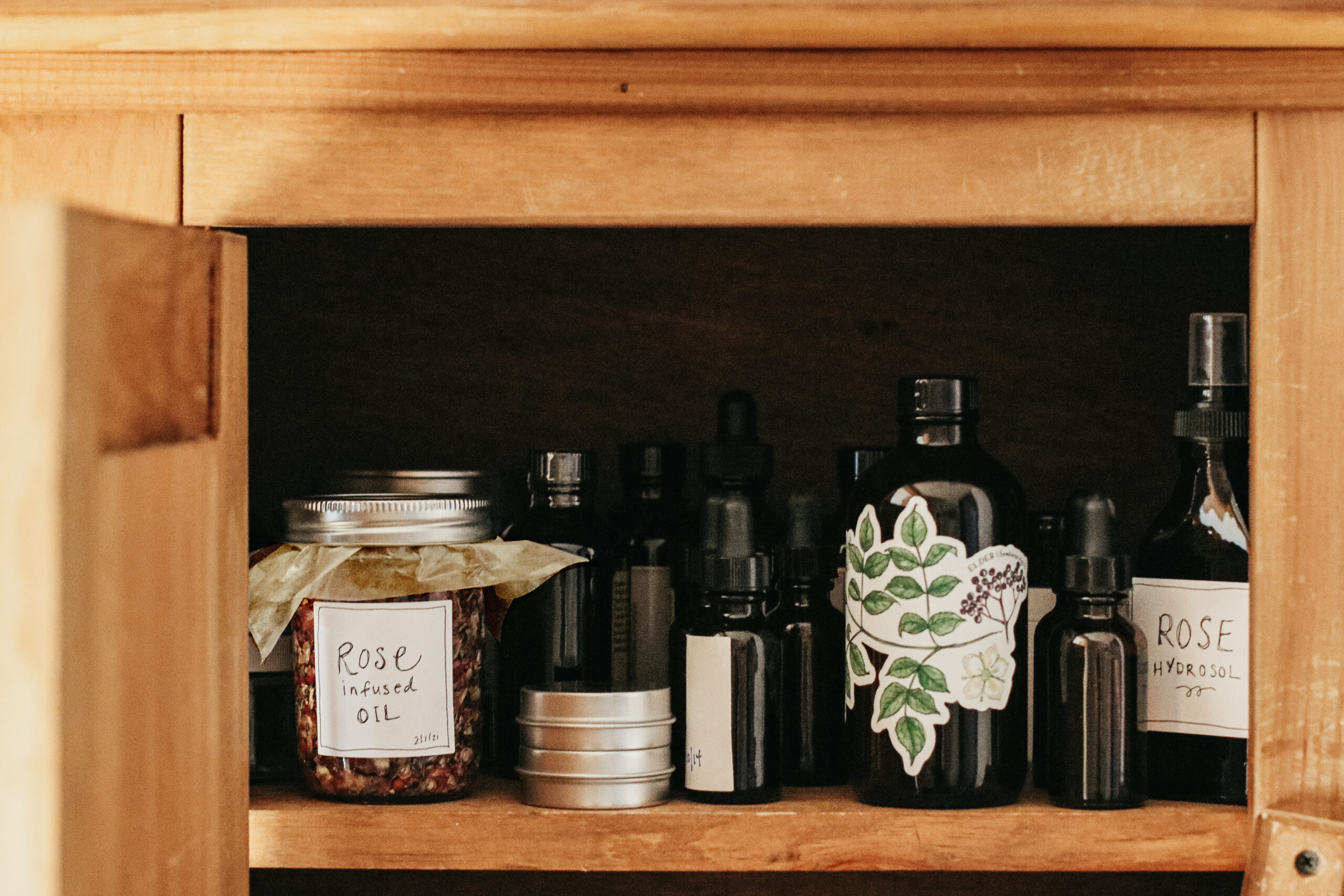 Herbal Academy Mastering Herbal Formulation Course - apothecary storage