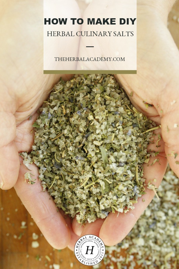 How To Make DIY Herbal Culinary Salts | Herbal Academy | Start stepping up the game at mealtime by making your very own DIY herbal culinary salts. They are incredibly easy to prepare and delightful to use!