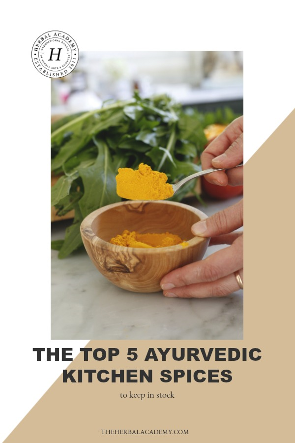 The Top 5 Ayurvedic Kitchen Spices to Keep In Stock | Herbal Academy | If you love spicy food, here are 5 Ayurvedic kitchen spices that are chock full of flavor and nutrition!
