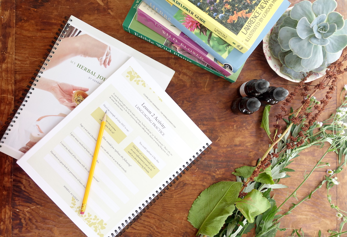 Beautiful Herbal Journey Planner by Herbal Academy