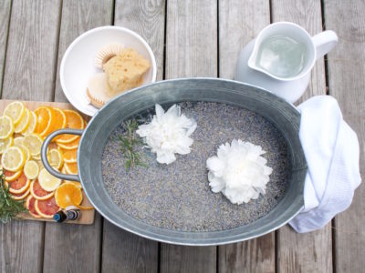 3 Steps for an Herbal-Infused Pedicure for Beautiful Nails and Soft Feet | Herbal Academy | Enjoy some self-care and pampering with this 3-step herbal infused pedicure — a perfect way to get your feet soft, beautiful, and “summer ready.”